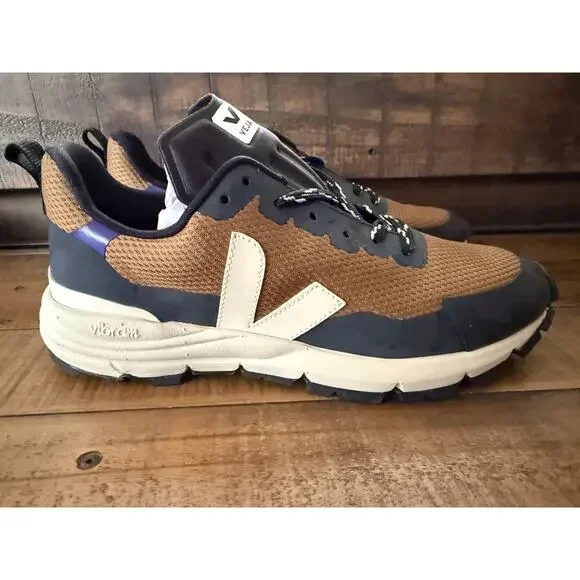 VEJA Dekkan Alveomesh Shoes Women Sz 8 Brown Trail Running Vibram Sole NEW - Picture 1 of 11